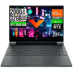 Falabella VICTUS AMD RYZEN 7-7445HS RTX 3050 6GB SSD 2TB RAM 32GB LED 15,6 FHD 144Hz oferta
