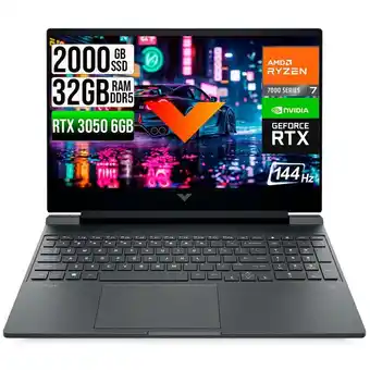 Falabella VICTUS AMD RYZEN 7-7445HS RTX 3050 6GB SSD 2TB RAM 32GB LED 15,6 FHD 144Hz oferta