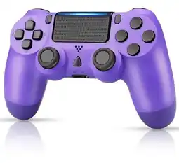 Falabella Control para ps4 pc y android compatible inalámbrico color violeta oferta