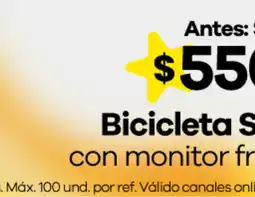 Éxito Bicicleta spinning oferta