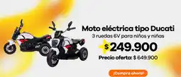 Éxito Moto eléctrica tipo ducati oferta