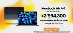 Éxito Macbook air m4 oferta