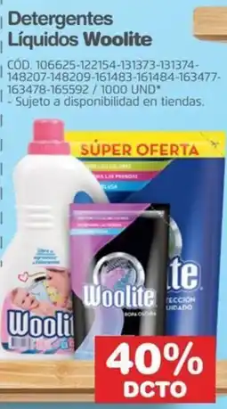Makro Woolite detergentes líquidos oferta