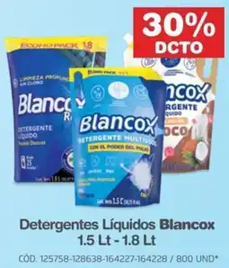 Makro Blancox detergentes líquidos oferta