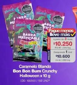 Makro Bon bon bum crunchy halloween oferta