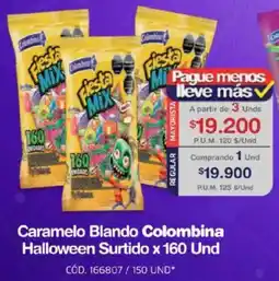 Makro Colombina caramelo blando halloween surtido oferta