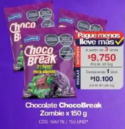 Makro Chocobreak chocolate zombie oferta