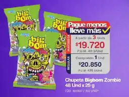 Makro Bigbom zombie chupeta oferta