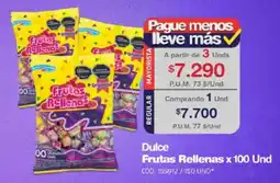 Makro Dulce frutas rellenas oferta