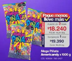Makro Americandy mega piñata oferta