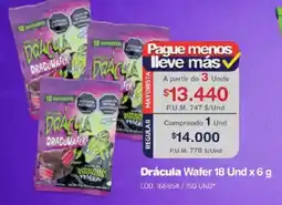 Makro Drácula wafer oferta