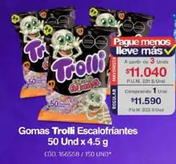 Makro Trolli gomas escalofriantes oferta