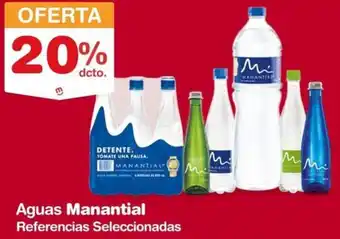 Makro Manantial aguas oferta