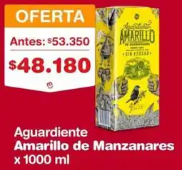 Makro Amarillo de manzanares aguardiente oferta