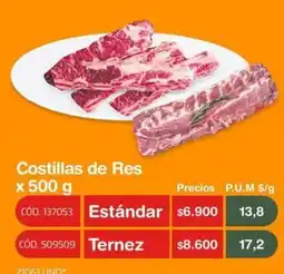 Makro Costillas de res oferta