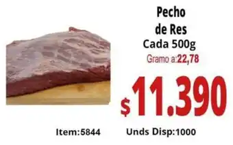 Mercamio Pecho de Res Cada oferta