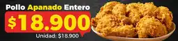 Mercamio Pollo apanado entero oferta