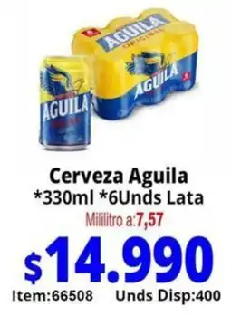 Mercamio Aguila Cerveza oferta