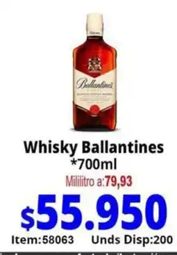 Mercamio Ballantines whisky oferta