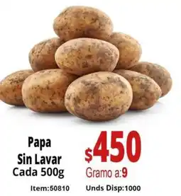 Mercamio Papa sin lavar cada oferta
