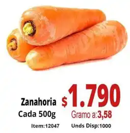 Mercamio Zanahoria cada oferta