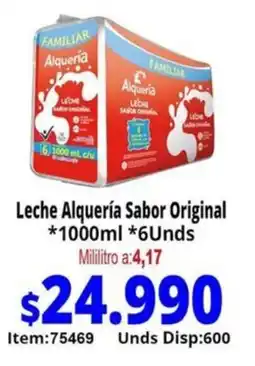 Mercamio Leche alquería sabor original oferta