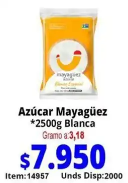 Mercamio Mayagüez azúcar oferta