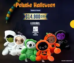Tiendas D1 Peluche halloween oferta