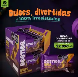 Tiendas D1 Uvas divertidas besties oferta