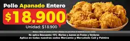 Mercamio Pollo apanado entero oferta