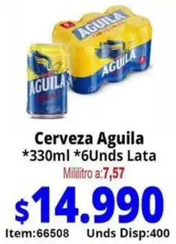 Mercamio Aguila cerveza oferta
