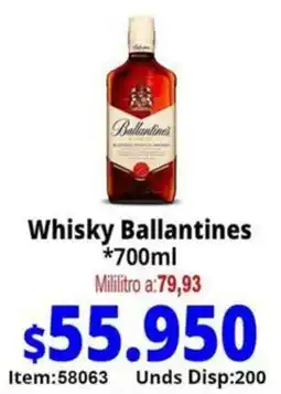 Mercamio Ballantines whisky oferta