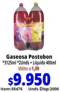 Mercamio Postobon gaseosa oferta