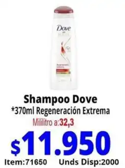 Mercamio Dove shampoo oferta