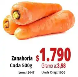 Mercamio Zanahoria cada oferta