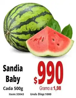 Mercamio Sandia baby oferta