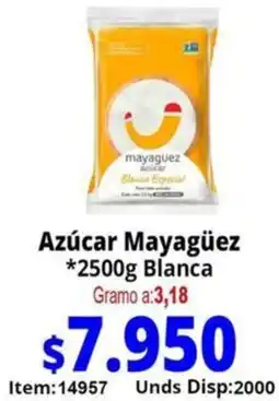 Mercamio Mayagüez azúcar blanca oferta
