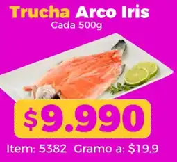 Mercamio Trucha arco iris cada oferta