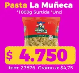 Mercamio La muñeca pasta oferta