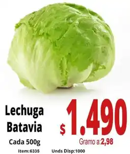 Mercamio Lechuga batavia oferta