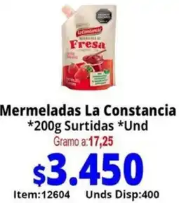 Mercamio La constancia mermeladas oferta