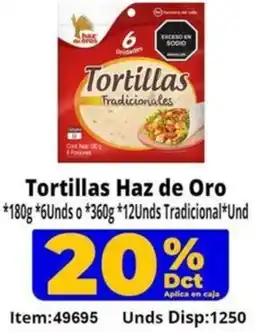Mercamio Tortillas haz de oro oferta