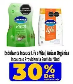 Mercamio Incauca endulzante life o vital, azúcar orgánica oferta