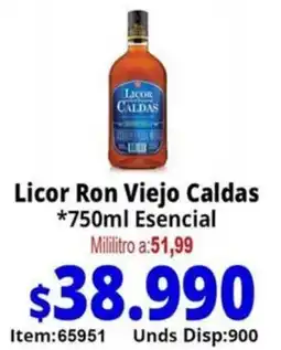 Mercamio Licor ron viejo caldas esencial oferta