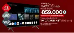 Olímpica Caixun smart tv 43" oferta