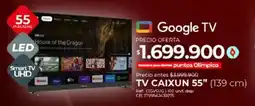 Olímpica Caixun smart tv 55" oferta