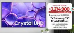 Olímpica Samsung tv 75" oferta