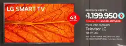 Olímpica Lg televisor 43" oferta