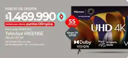 Olímpica Hisense smart tv 55" oferta