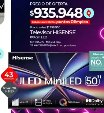 Hisense smart tv 50"